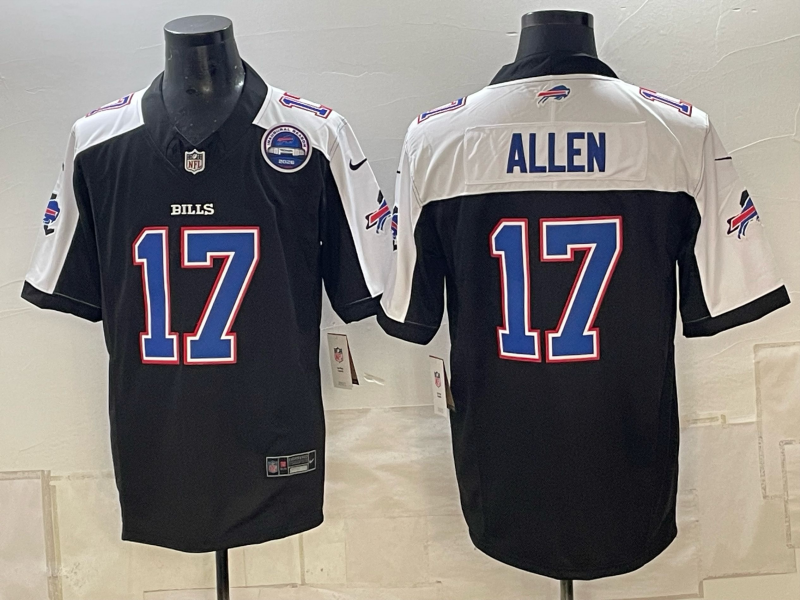 Men 2026 Buffalo Bills #17 Allen black Nike Limited NFL Jersey 1025004->atlanta falcons->NFL Jersey